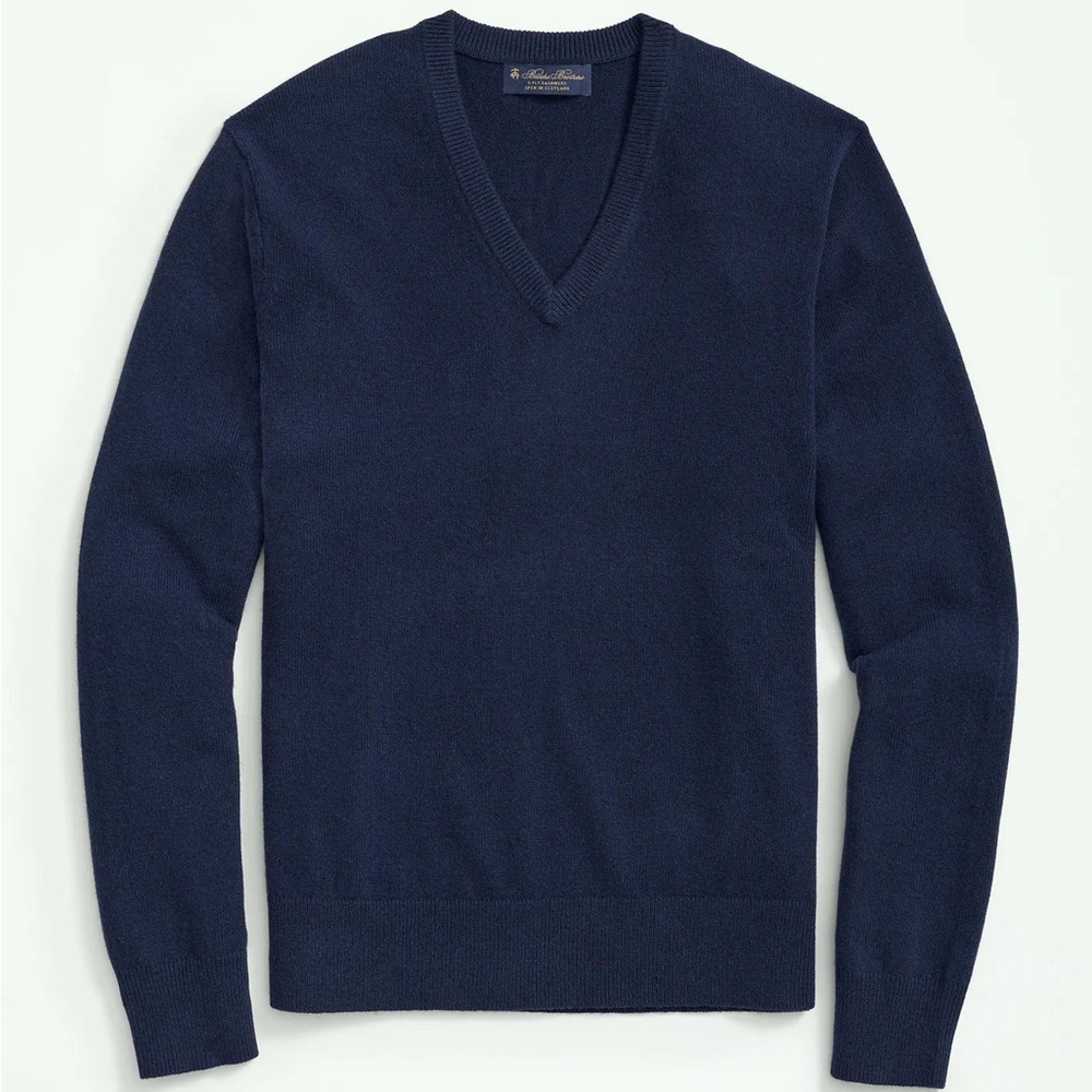 Brooks Brother’s Men's 3-ply Scottish Cashmere Sweater